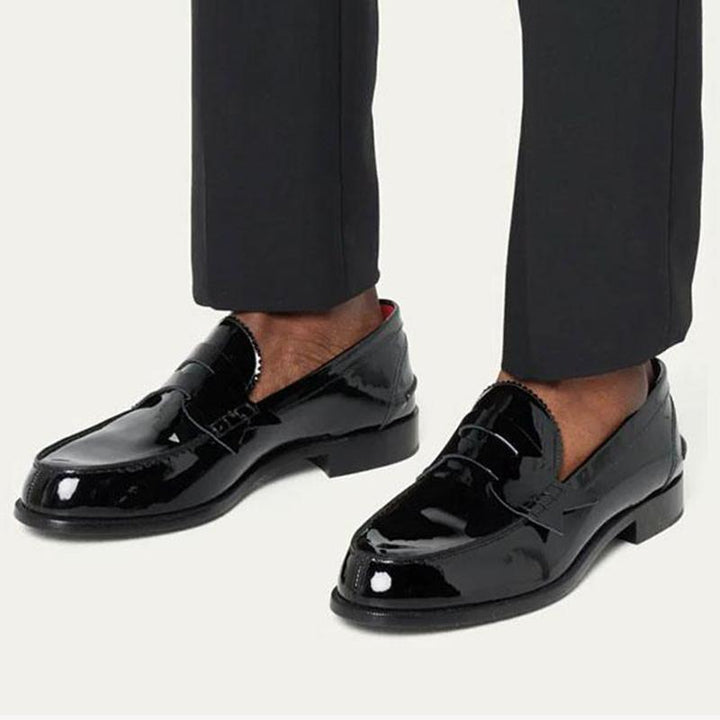Modern Round Toe Slip-On Dress Shoes - ARNO CONTI