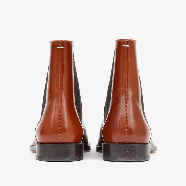 Avant-Garde Calf Leather Split-Toe Boots - Arno Conti Shoe