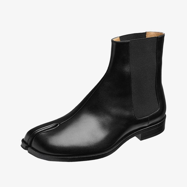Calf Leather Split-Toe Boots - Arno Conti Shoe