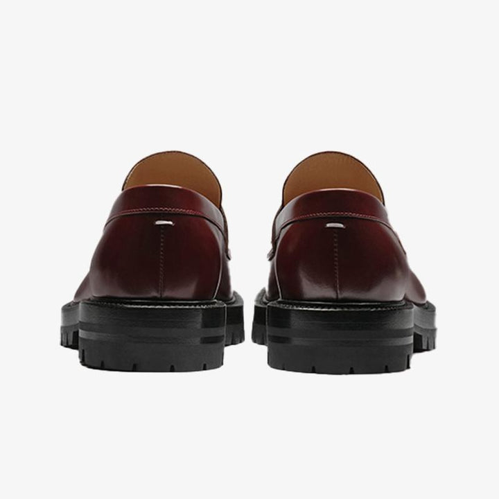 Brushed Split-Toe Chunky Loafers - Arno Conti Shoe