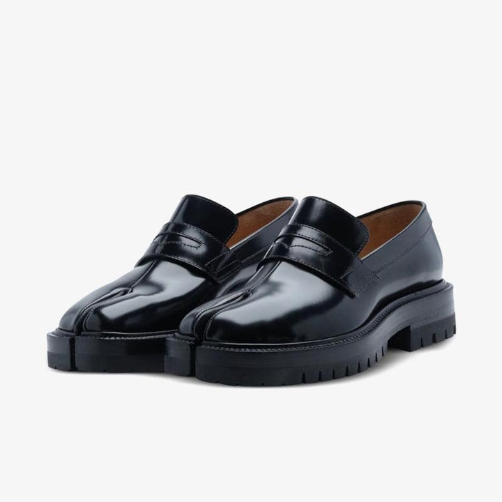 Black Leather Slip-On Loafer Unisex - Arno Conti Shoe