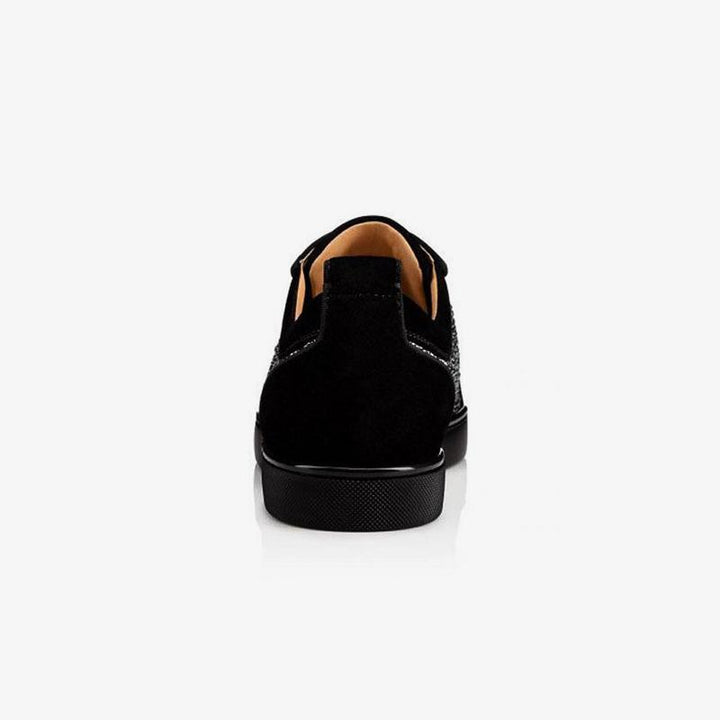 Leather Rhinestones Artwork Sneakers - ARNO CONTI