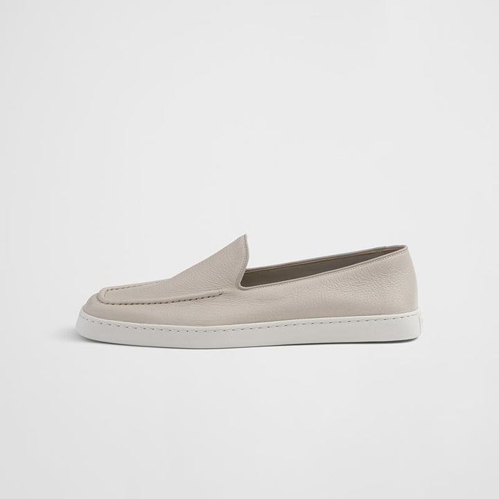 Casual Flats Loafers Calf Leather Comfy Shoes - Arno Conti Shoe