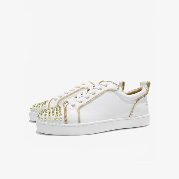 Gold Studded Platform Sneakers - ARNO CONTI