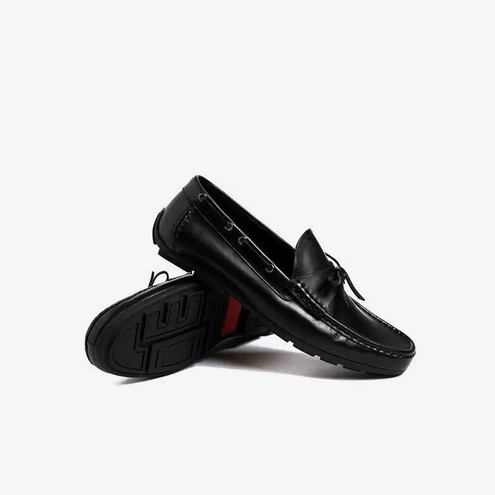 Classic Leather Driving Loafers - Arno Conti Shoe