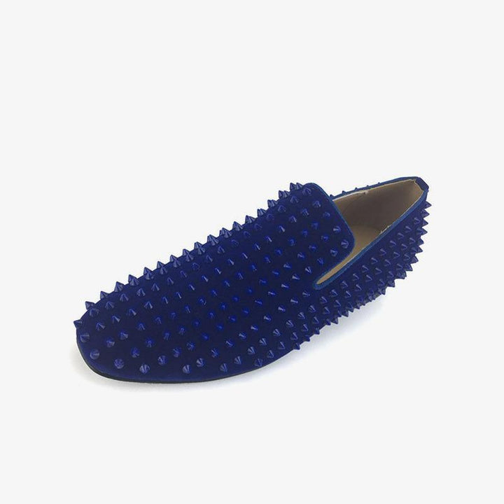 Cobalt Spike Slip-On Loafers - ARNO CONTI