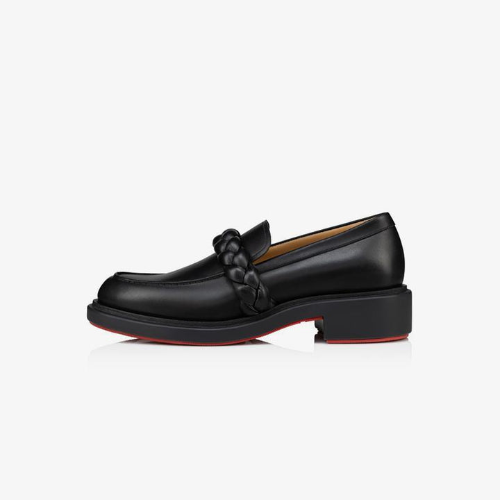 Calf Leather Penny Braid Loafers - ARNO CONTI