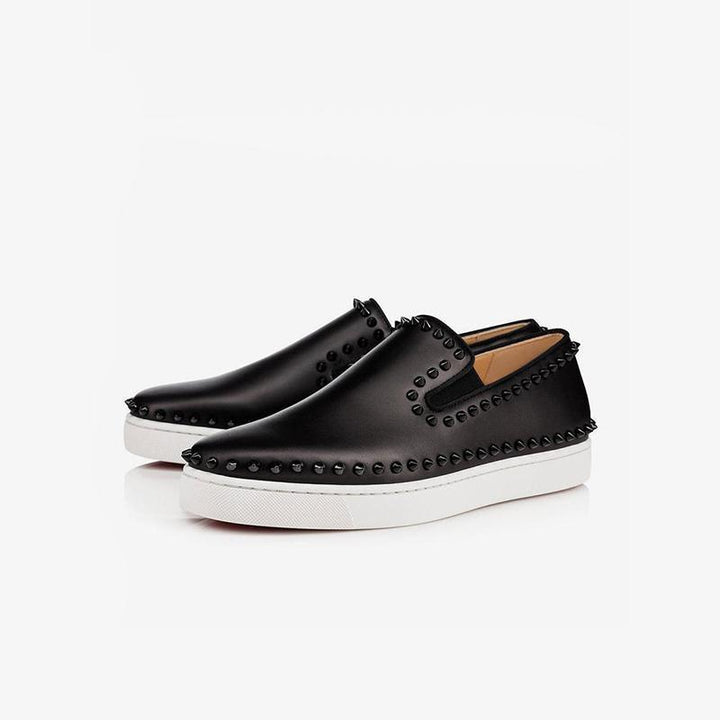 Chic Studded Slip-On Sneakers - ARNO CONTI