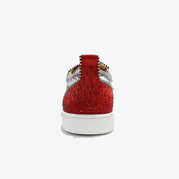 Studded Multicolor Patchwork Sneakers - ARNO CONTI