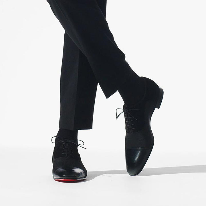 Black Suede Leather Shoes - ARNO CONTI