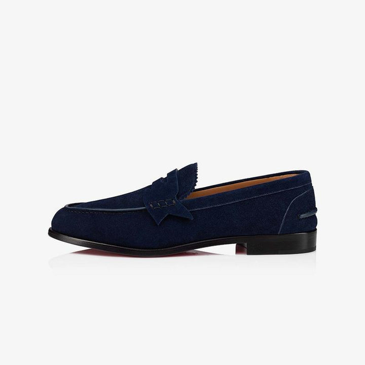 Strap Slip-On Loafer Suede Leather Penny - ARNO CONTI