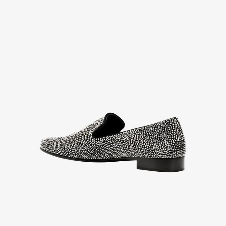 Dazzling Crystal Loafers - Arno Conti Shoe