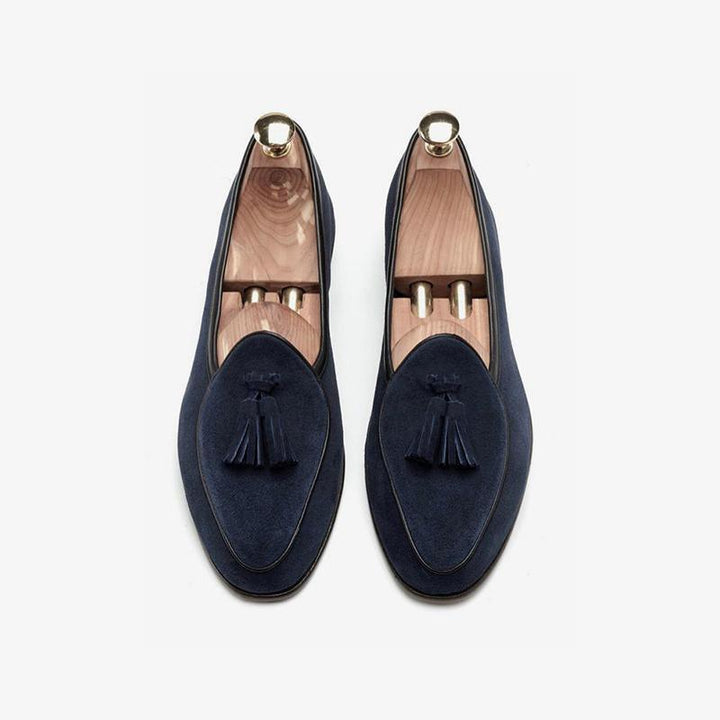 Mens Tassel Loafer Cowhide Slip-On - Arno Conti Shoe