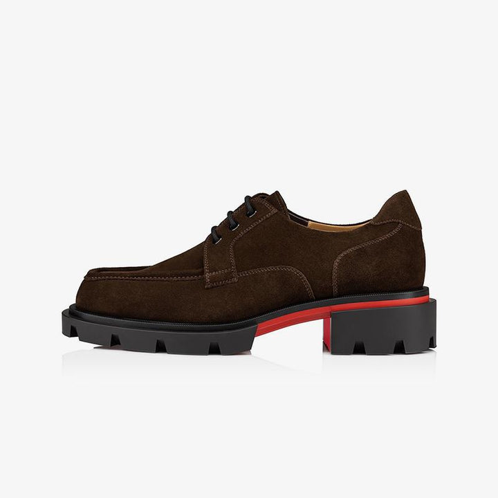 Brown suede Mens Dress Shoes - ARNO CONTI