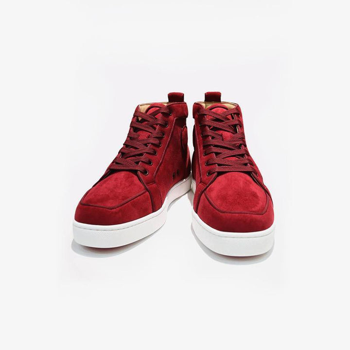 Burgundy Cowhide Sneakers - ARNO CONTI