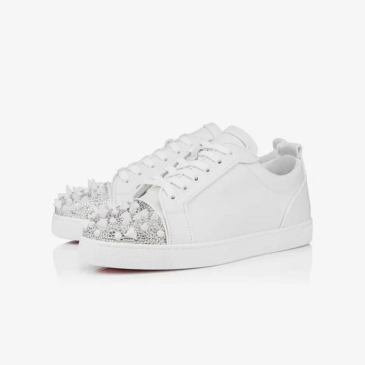 Leather Spikes Studded Sneakers - ARNO CONTI