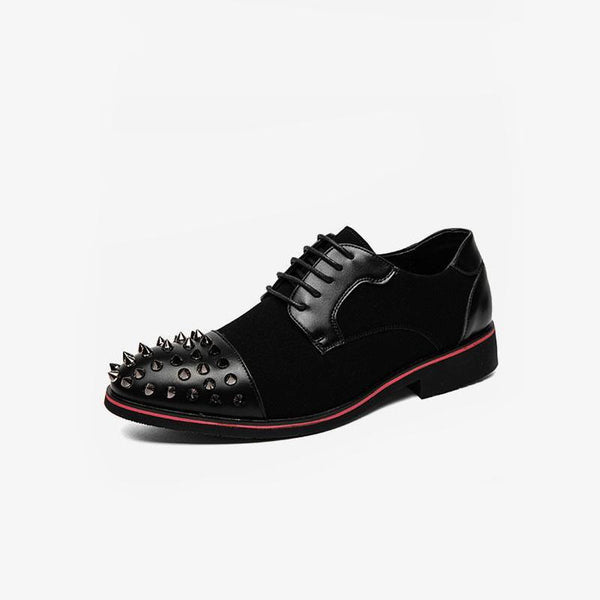 Dress Shoes Stylish Rivets Lace Up - ARNO CONTI