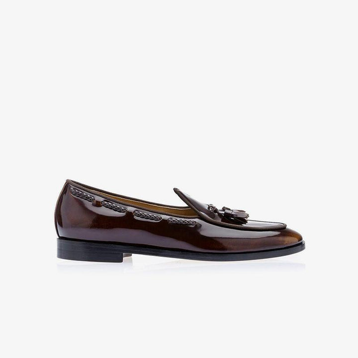 Men's Tassel Loafer Slip-On Shoes - Arno Conti Shoe