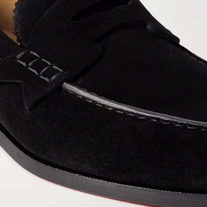 penny straps loafers Suede - ARNO CONTI