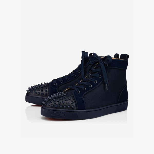 Flat Sneakers Suede Mens Spikes Nylon - ARNO CONTI