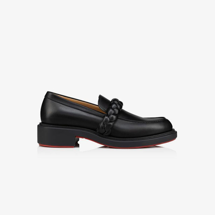 Calf Leather Penny Braid Loafers - ARNO CONTI