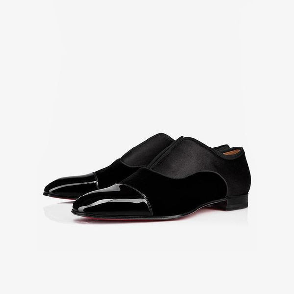 Patchwork Square Toe Loafers - ARNO CONTI