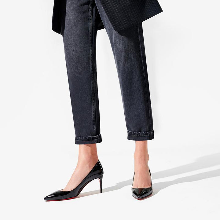 Patent Leather Pointed Pumps 60 mm Heel - ARNO CONTI