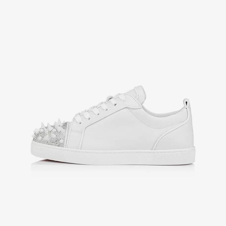 Leather Spikes Studded Sneakers - ARNO CONTI