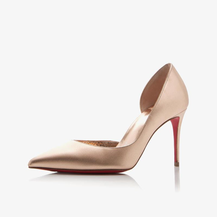 Elegant Golden Metallic Leather Pump - ARNO CONTI