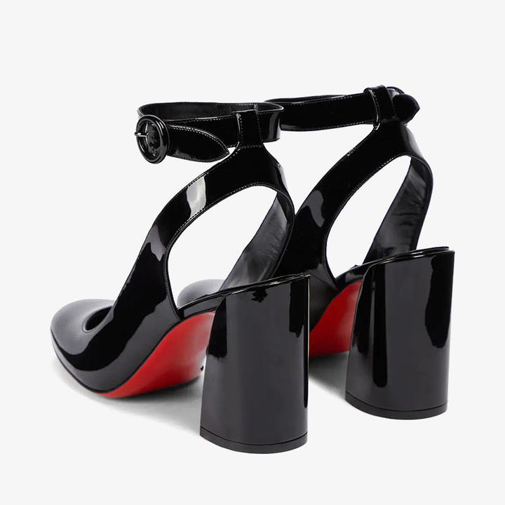 Patentr Slingback Pumps 80mm Block Heel - ARNO CONTI