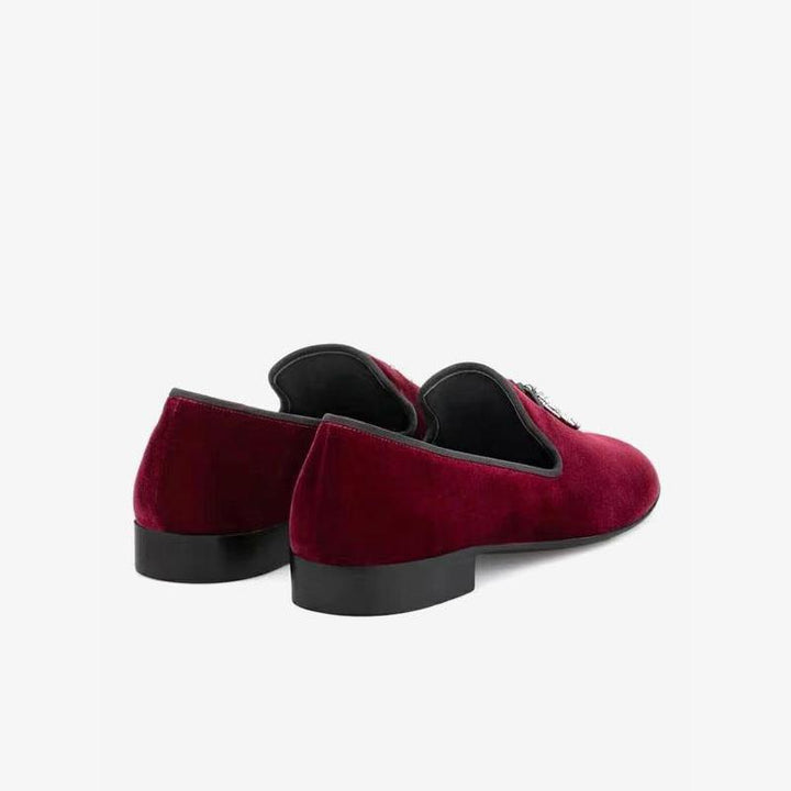 Loafers with Metallic Insect Accents - Arno Conti Shoe