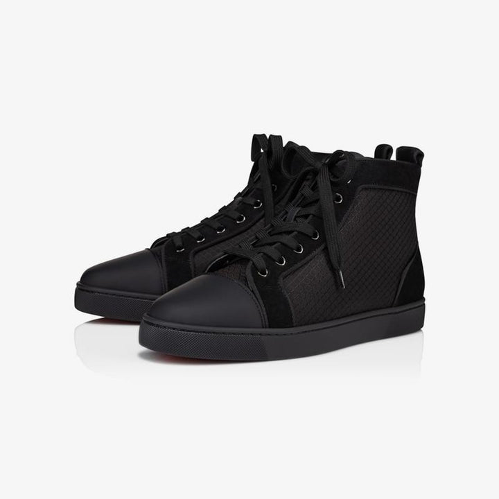 Black Velvet Nylon Sneakers - ARNO CONTI