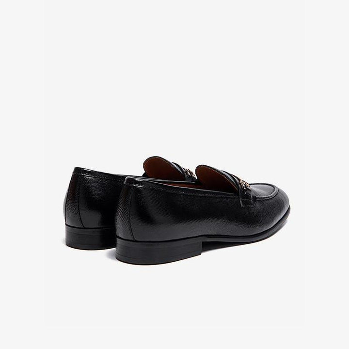 Loafers with Gleaming Hardware - Arno Conti Shoe