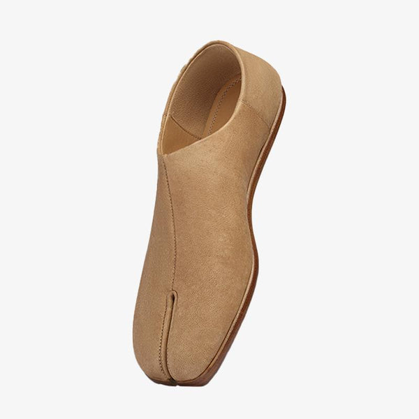 Soft Leather Split-Toe Shoes - Arno Conti Shoe