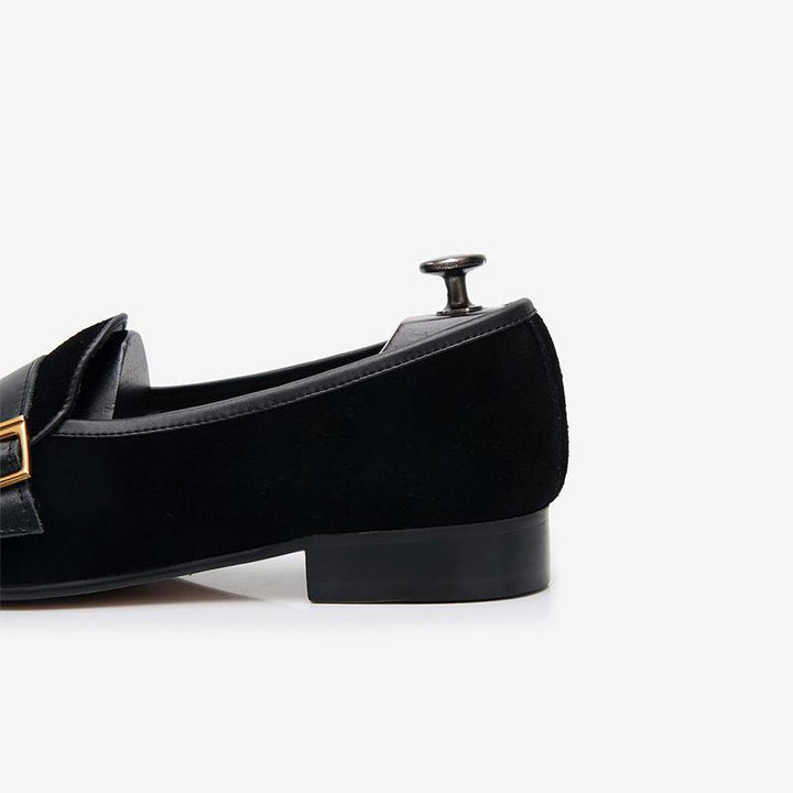 Men's Cowhide Slip-On Loafer Prom Wedding Shoes - Arno Conti Shoe