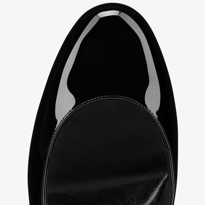 Black Patent Calfskin 60mm Pumps - ARNO CONTI