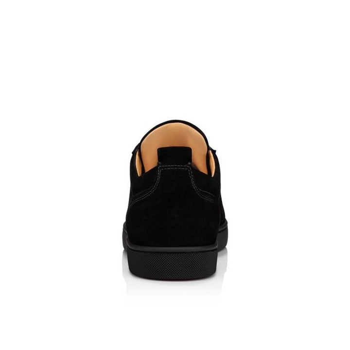 Suede Sneakers Plain Black Leather - ARNO CONTI