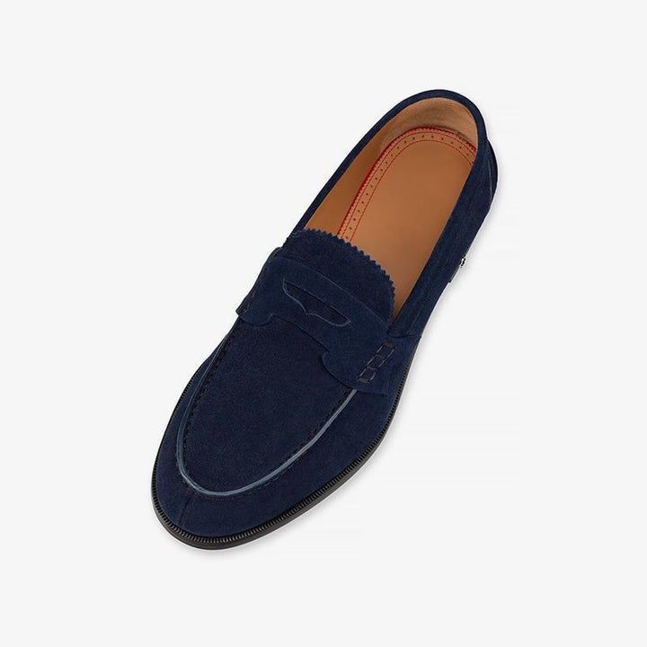 Strap Slip-On Loafer Suede Leather Penny - ARNO CONTI