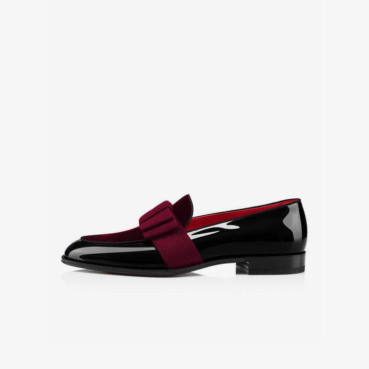 Leather Bows Artwork Mens Loafer - ARNO CONTI