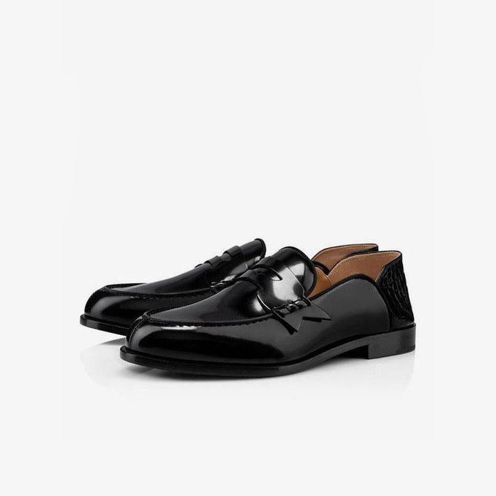 Penny Leather Loafers - ARNO CONTI