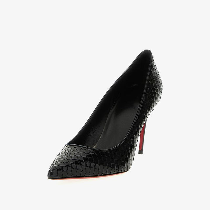 Embossed Patent Leather Pump - ARNO CONTI