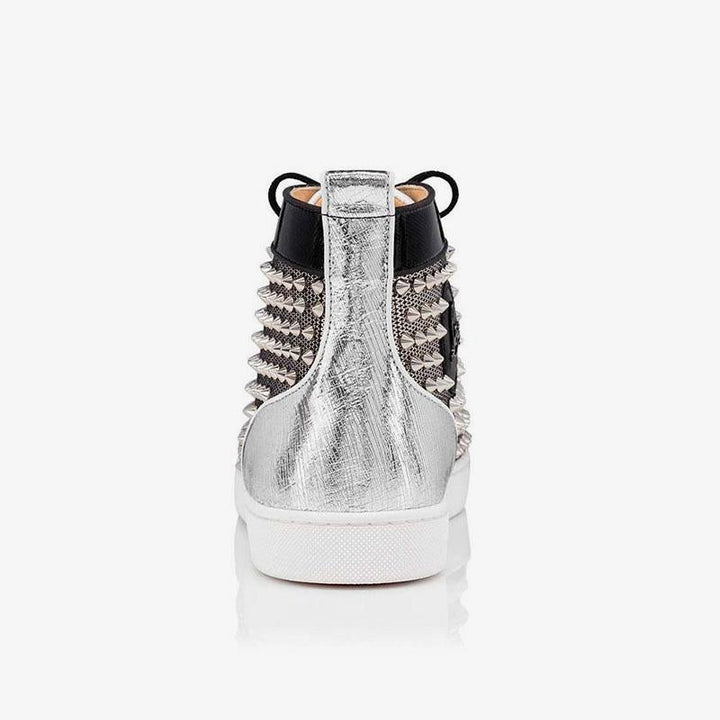 Sneakers Studded Black High Top - ARNO CONTI