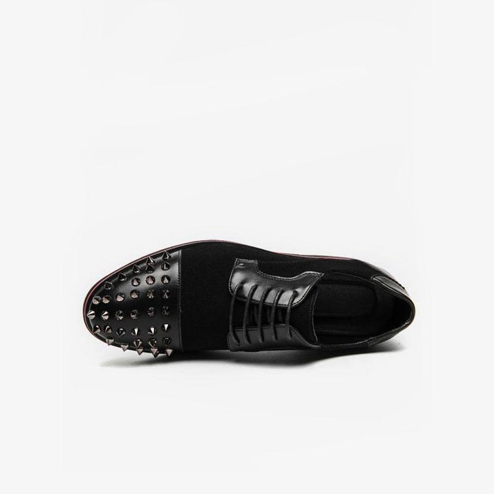 Dress Shoes Stylish Rivets Lace Up - ARNO CONTI