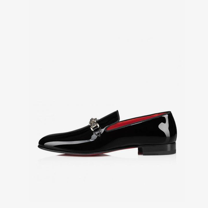 Men's Patent Leather Slip-On Loafers - ARNO CONTI