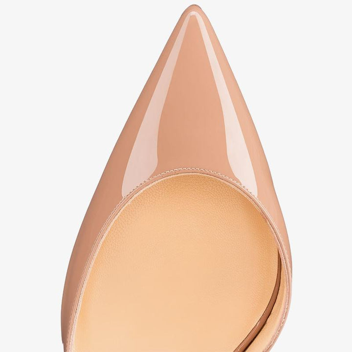 Beige Patent Leather Pumps - ARNO CONTI