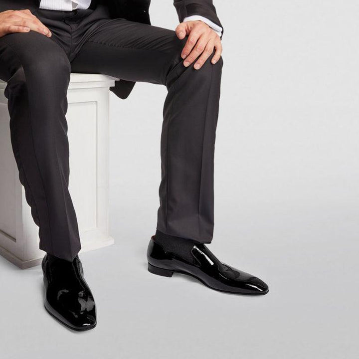 Elegant Patent Leather Loafers - ARNO CONTI