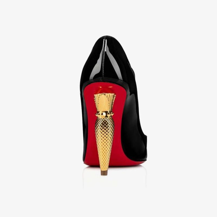 Black Patent Leather Pump with 100 mm - ARNO CONTI