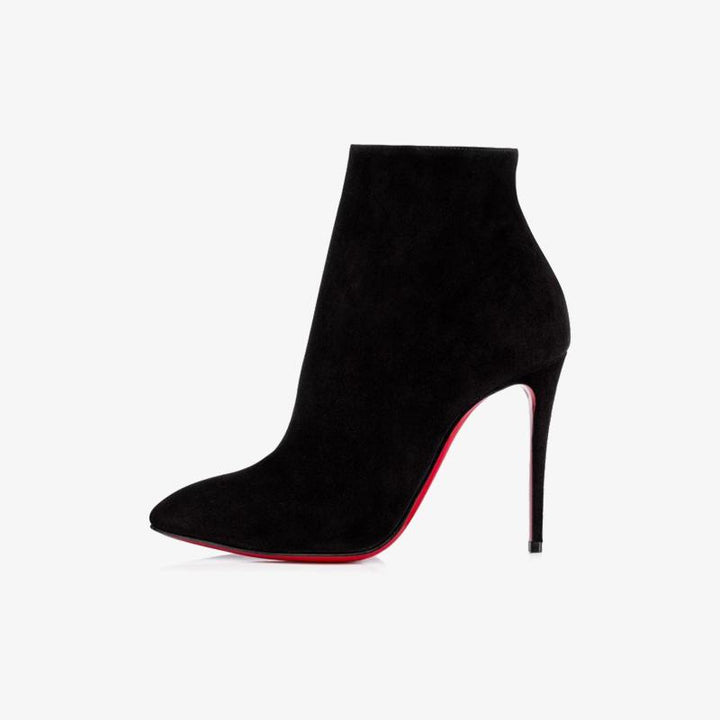Black Suede Ankle Boots - ARNO CONTI