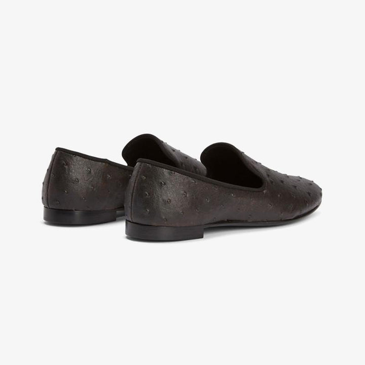 Cedar Brown Leather Loafers - Arno Conti Shoe