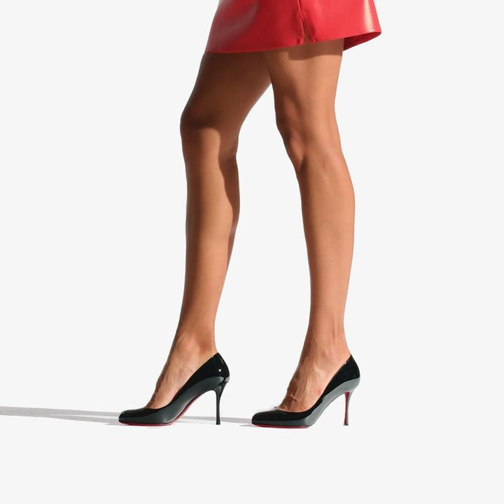 Patent Leather Stiletto with Low-Cut Vamp - ARNO CONTI